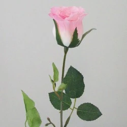 Pink Artificial Rose Buds 57cm - R479 L4