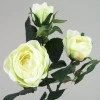 Artificial Old Roses Spray Green Short Stem 41cm - R155 O4