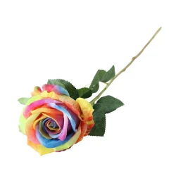 Artificial Rainbow Roses 60cm - R226 O3