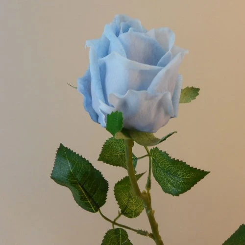 Real Touch Rose Bud Blue 55cm - R456 BX5
