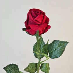 Real Touch Rose Bud Red 55cm - R299 O4