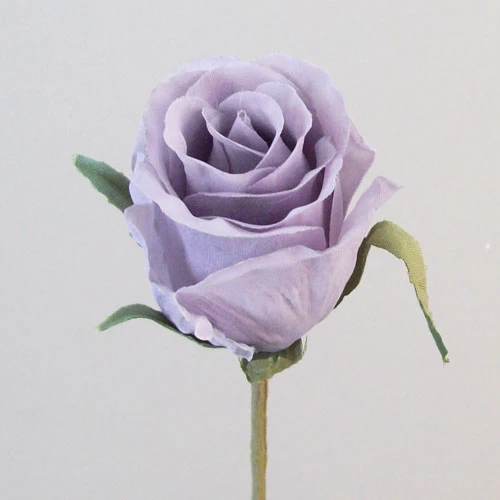 Romance Artificial Rose Bud Lilac 45cm - R748 