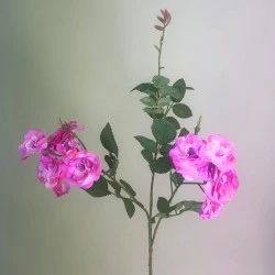 Wild Rose Spray Pink 64cm - R096 H3
