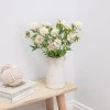 Silk Scabious Flowers Cream 72cm | Artificial Scabiosa - S094 EE3