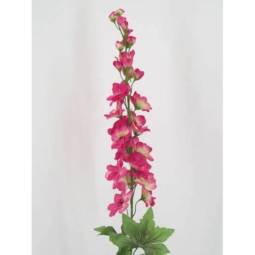 Dark Pink Silk Delphinium or Larkspur 75cm - D055 