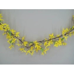 Silk Forsythia Garland 182cm - F019 G2