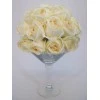 Rose Centerpiece Cream 28cm - R079 AA3