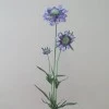 Silk Scabious Flowers Blue | Artificial Scabiosa 64cm - S058 R2