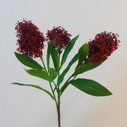 Artificial Skimmia Red 60cm - S029 