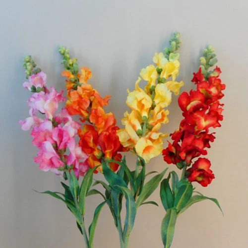 Artificial Snapdragons Yellow 93cm - S044 AA2