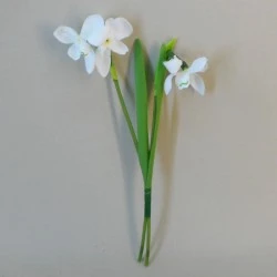 Artificial Snowdrops Plant 24cm - S048 JJ3