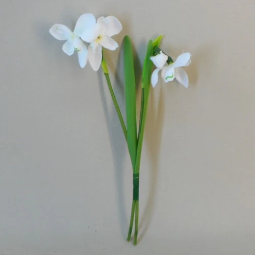 Artificial Snowdrops Plant 24cm - S048 JJ3