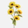 Artificial Sunflowers Stem 5 Flowers 97cm - S086 LL4