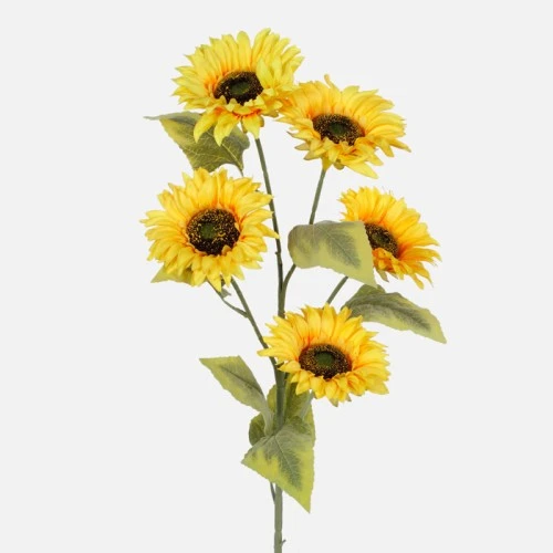 Artificial Sunflowers Stem 5 Flowers 97cm - S086 LL4