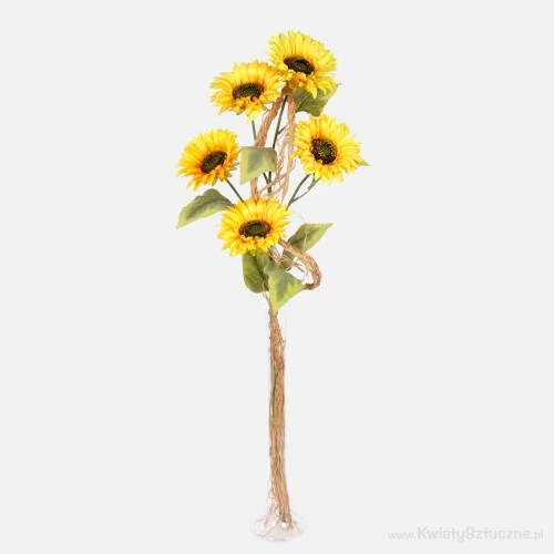 Artificial Sunflowers Stem 5 Flowers 97cm - S086 LL4