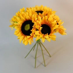 Artificial Sunflowers Bouquet 31cm - S070 Q1