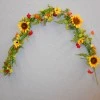 Artificial Sunflowers Garland 156cm - S038 S2