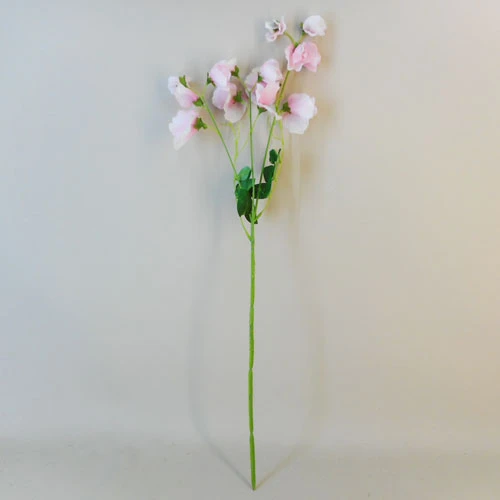 Long Artificial Sweet Peas Stem Pink 68cm - S030 GG3