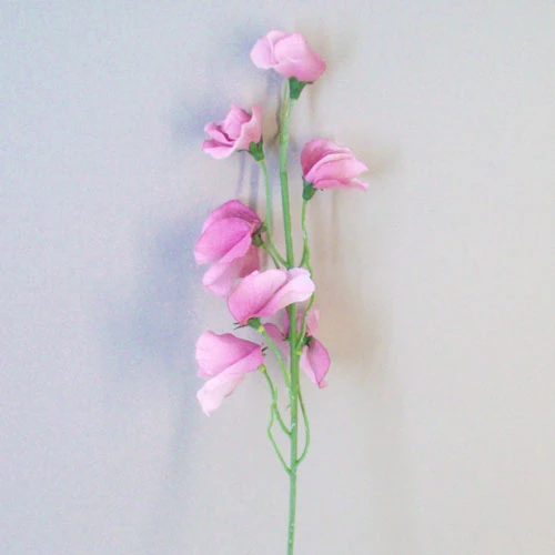 Luxury Artificial Sweet Peas Stem Mauve Pink - S102 Q2