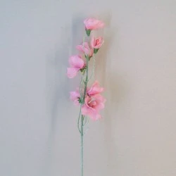 Luxury Artificial Sweet Peas Stem Pink - S100 Q2