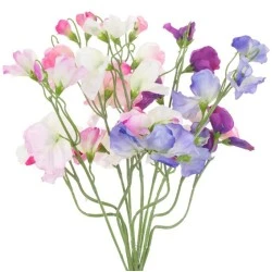 Luxury Artificial Sweet Peas Posy 40cm - S049 BX1