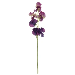 Purple Sweet Peas Stem 42cm - S144 C2