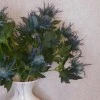 Wild Sea Holly Thistles Aqua Blue 67cm - E020 E3