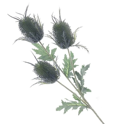 Artificial Thistles Blue 67cm - T004 T3