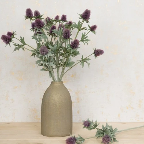 Artificial Thistles Purple 77cm - T049 