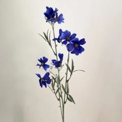 Artificial Tweedia Flowers Blue 58cm - T077 Q2