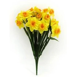 Two Tone Daffodil Bunch 48cm - D002 F1