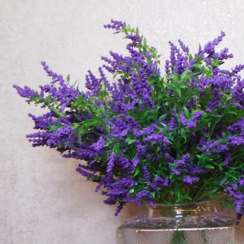 Artificial Veronica Flowers Purple 70cm - V009 Q4