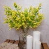 Artificial Veronica Cottage Garden Flowers Yellow 87cm - V022 KK1