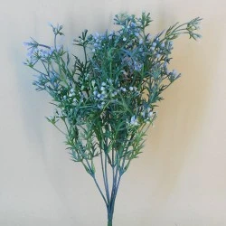 Artificial Wax Flowers Buds Blue - WAX004 HH4