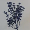 Short Stem Artificial Wax Flower Buds Navy Blue 36cm - WAX010 FF1