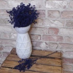 Short Stem Artificial Wax Flower Buds Navy Blue 36cm - WAX010 FF1