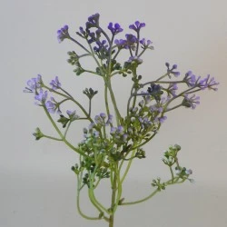 Short Stem Artificial Wax Flower Buds Purple 36cm - W068 FF1