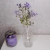 Short Stem Artificial Wax Flower Buds Purple 36cm - W068 FF1
