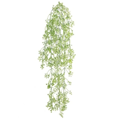 Artificial Trailing Plants White Wax Flower Buds 94cm - W070 BB4
