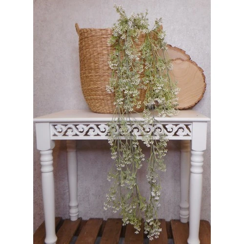 Artificial Trailing Plants White Wax Flower Buds 94cm - W070 BB4