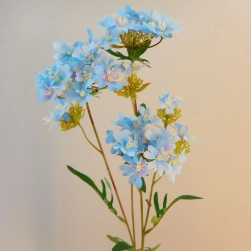 Artificial Wild Flowers Blue 67cm - W018 S3