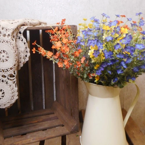 Artificial Wild Flower Plants Yellow 45cm - W009 T1