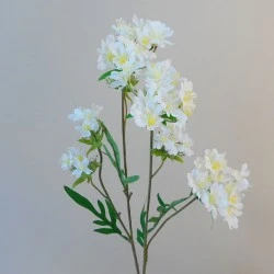 Artificial Mini Wild Flowers White 66cm - W033 S3