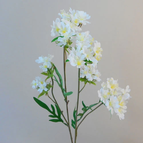 Artificial Mini Wild Flowers White 66cm - W033 S3