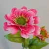 Zinnia and Bud Hot Pink 43.5cm - Z039 T2