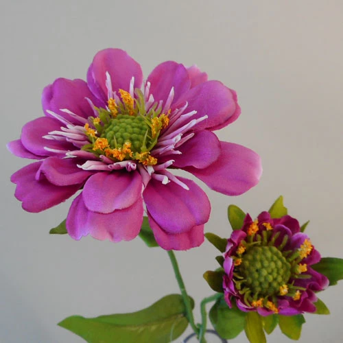 Zinnia and Bud Mauve Pink 43.5cm - Z038 T2