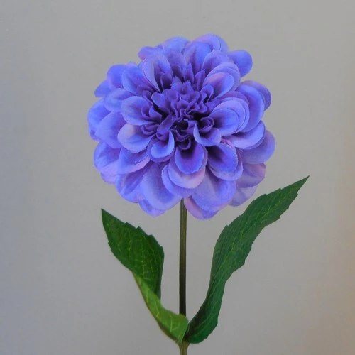 Artificial Zinnias Blue 46cm - Z027 T3