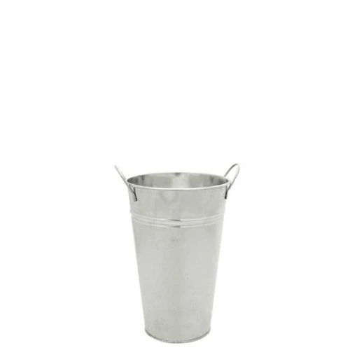 30cm Galvanised Flower Vase - GAL008