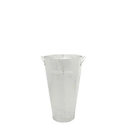36cm Galvanised Flower Vase - GAL011