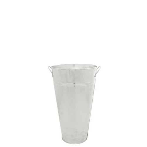 36cm Galvanised Flower Vase - GAL011